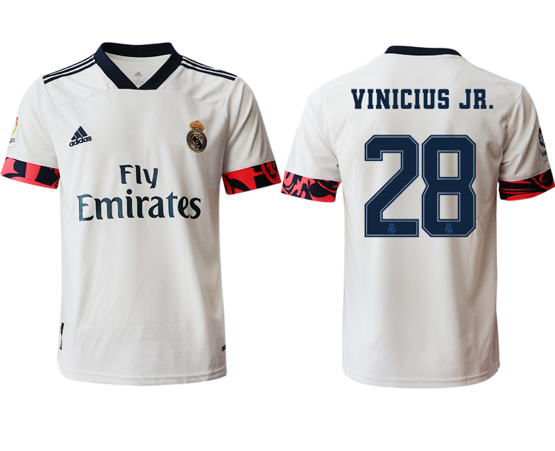 Men 2020-2021 club Real Madrid home aaa version #28 white Soccer Jerseys2->real madrid jersey->Soccer Club Jersey